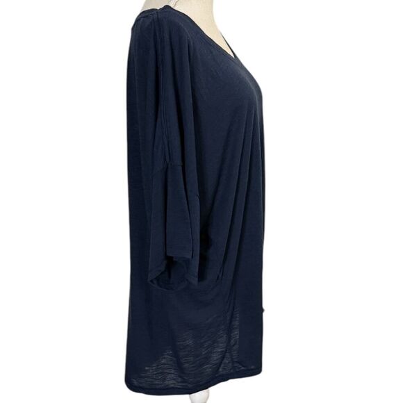 3X Boston Red Sox, New Era Brand Scoop Neck Front Tie Short Sleeve Tee - Picture 4 of 7